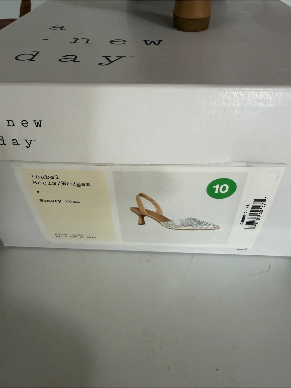 Women Isabel Embellished Slingback Kitten Pumps - SZ 10 - Picture 4 of 12
